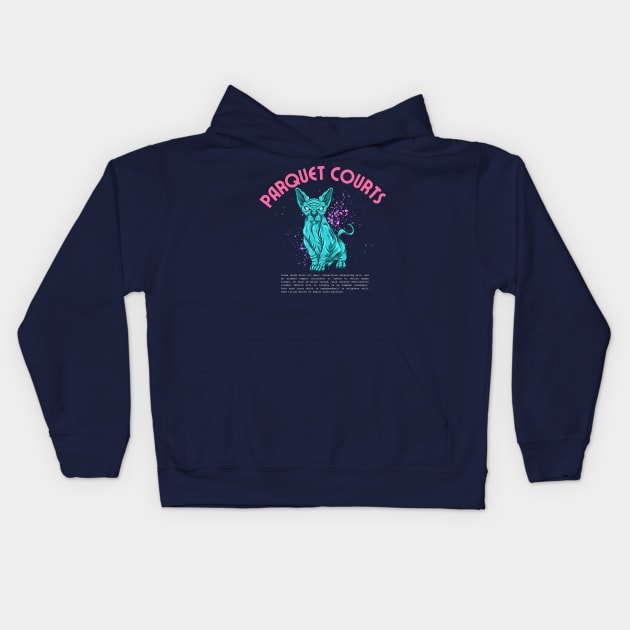 parquet courts Kids Hoodie by Oks Storee